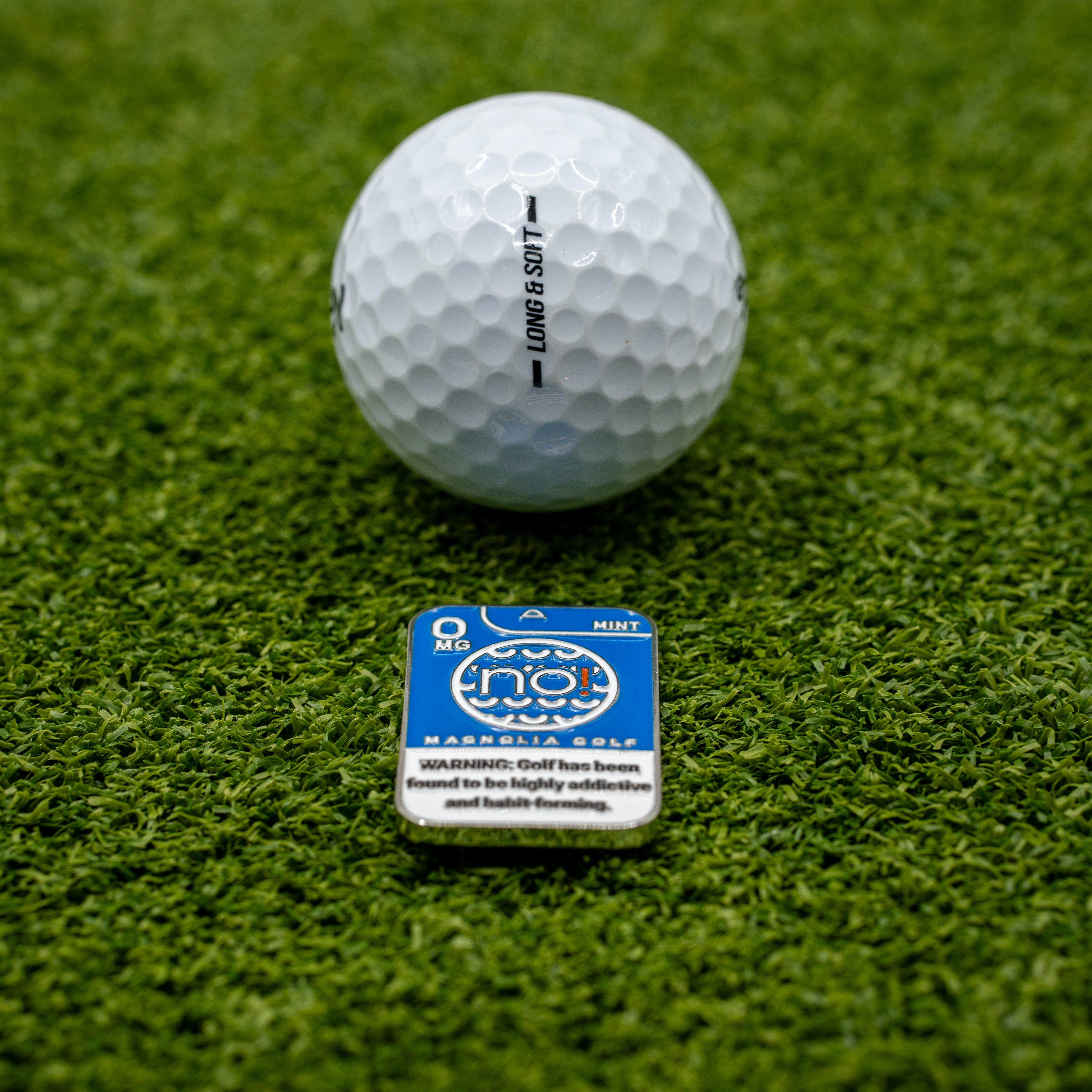 “NO!” BALL MARKER - Mint