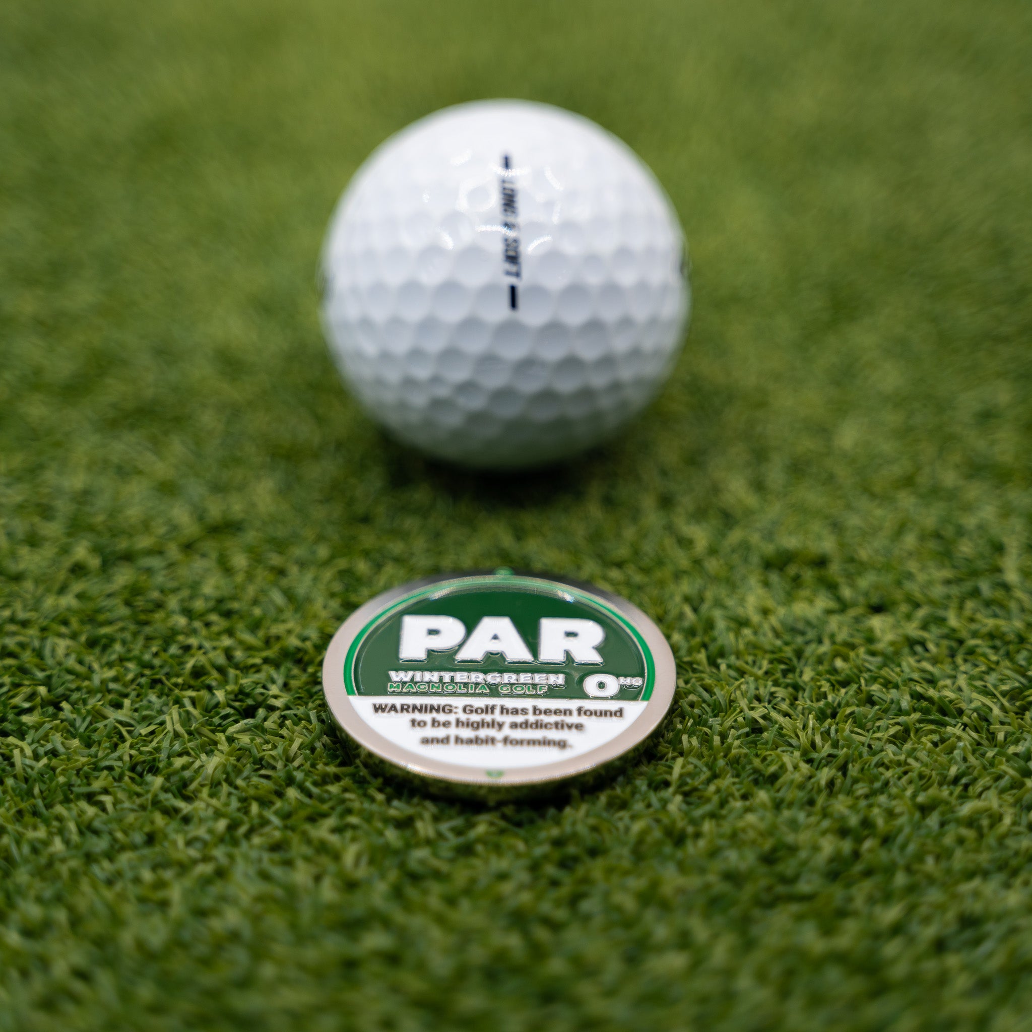 "PAR" BALL MARKER - Wintergreen