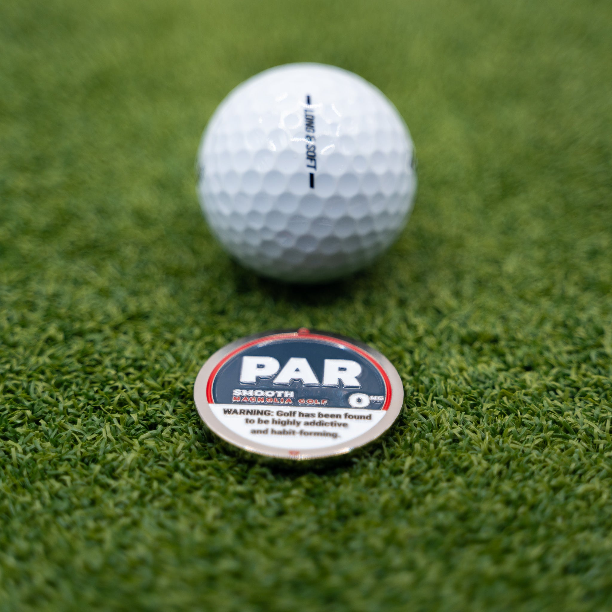 "PAR" BALL MARKER - Smooth