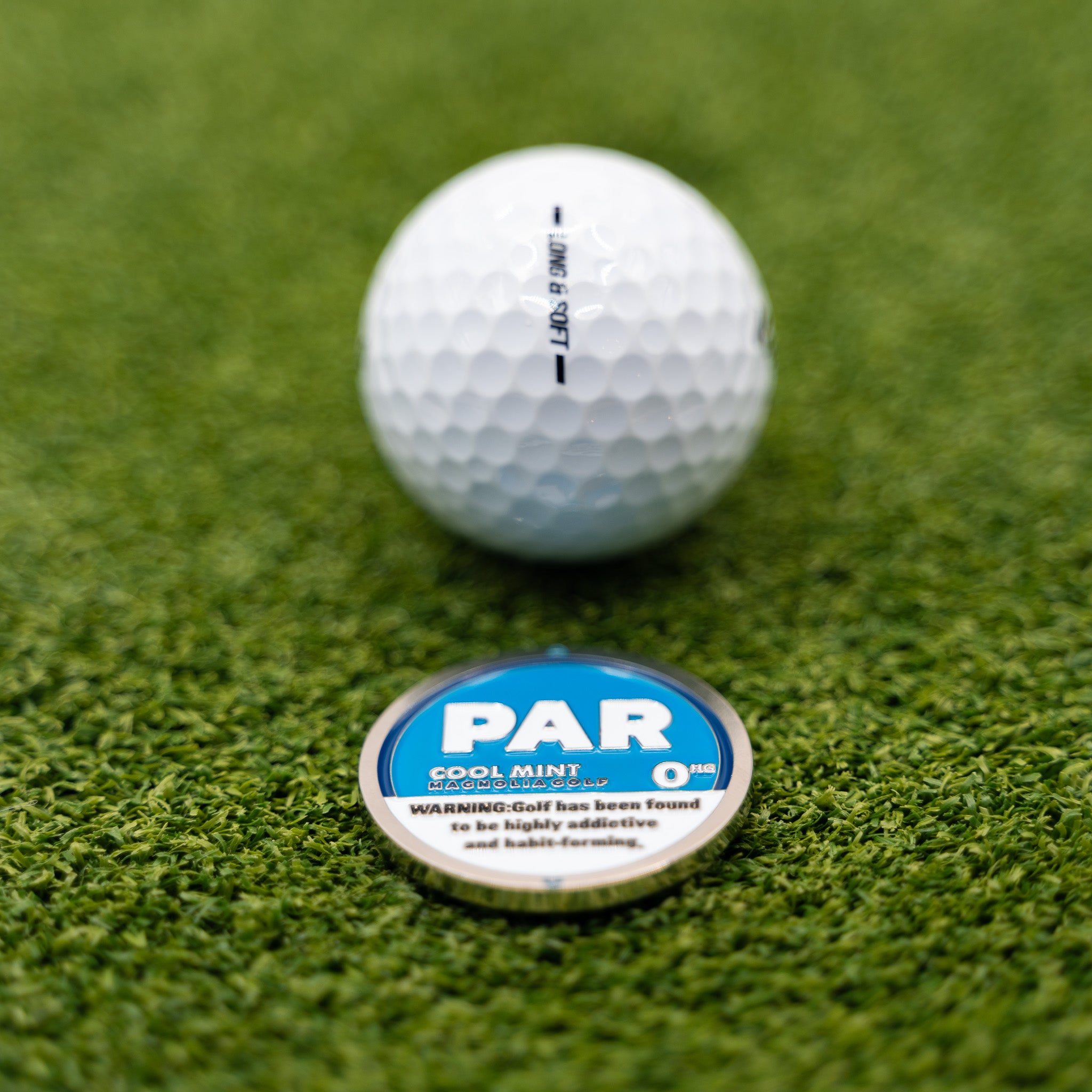 "PAR" BALL MARKER - Cool Mint