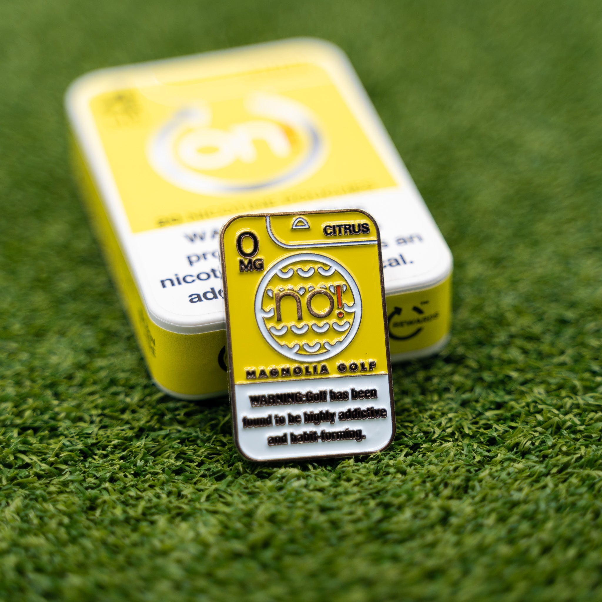 “NO!” BALL MARKER - Citrus