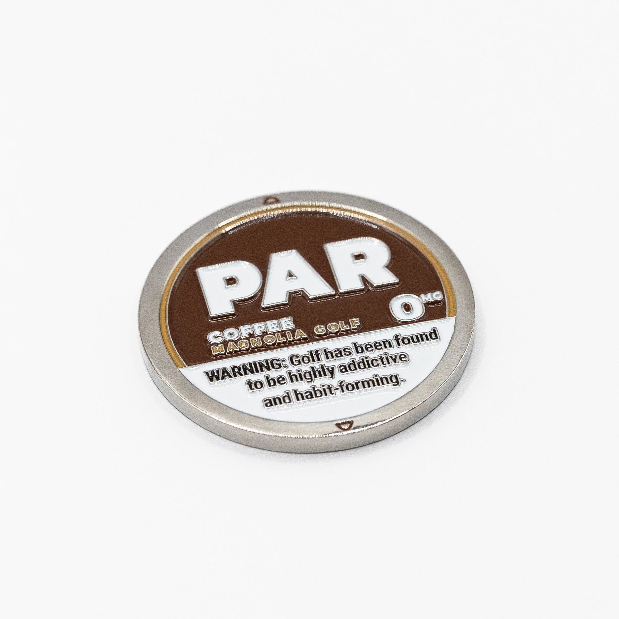 "PAR" BALL MARKER - Coffee