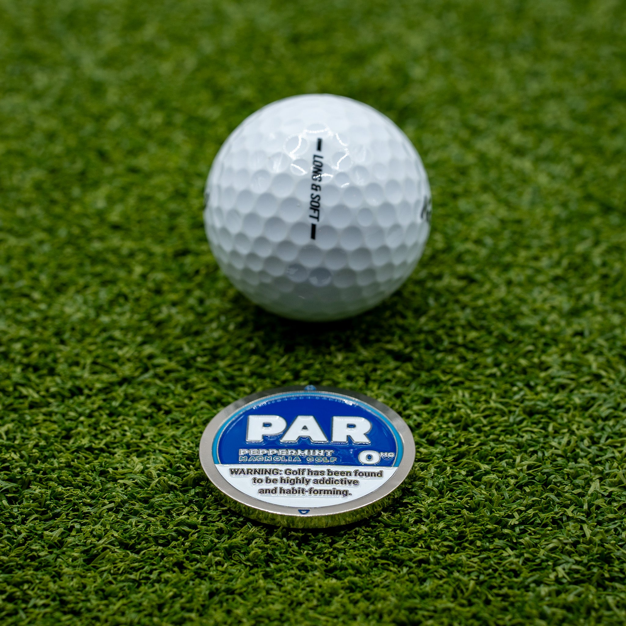 "PAR" BALL MARKER - Peppermint