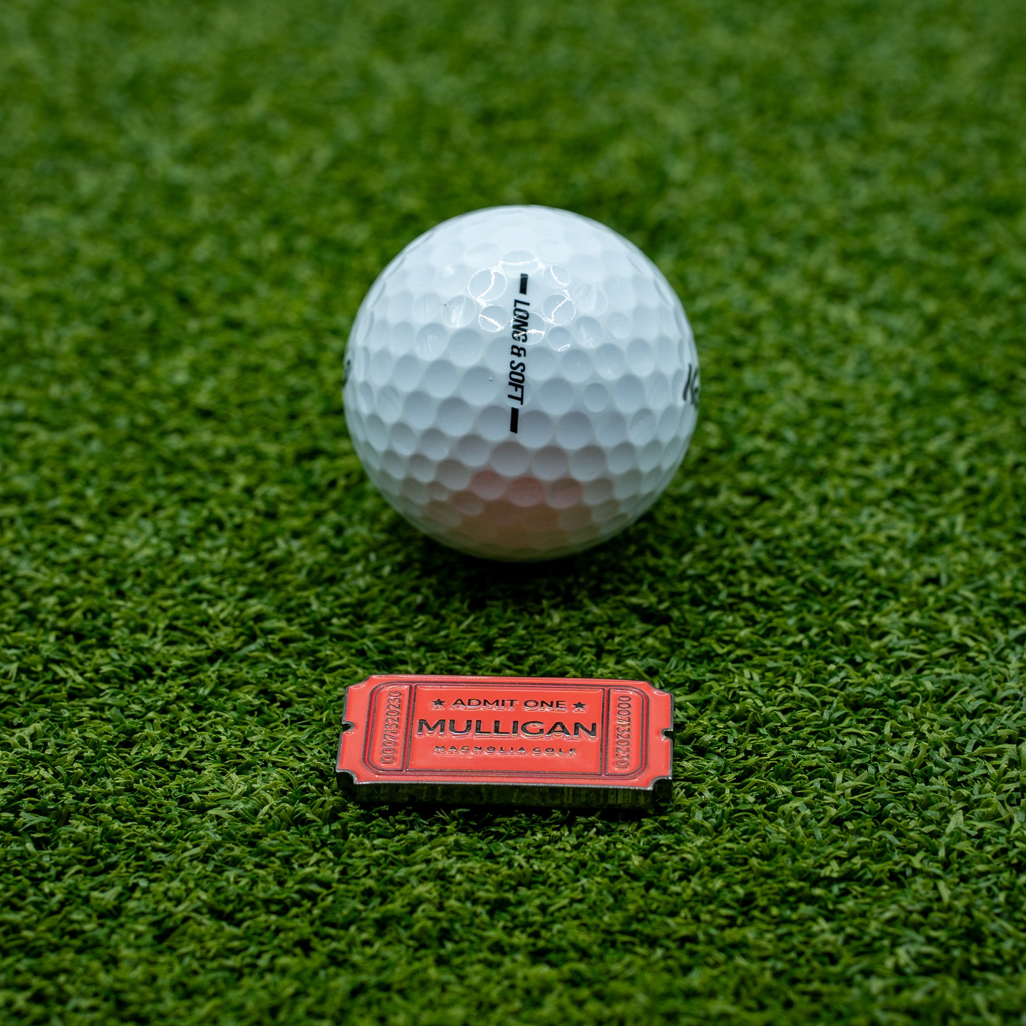 Mulligan Ticket Ball Marker