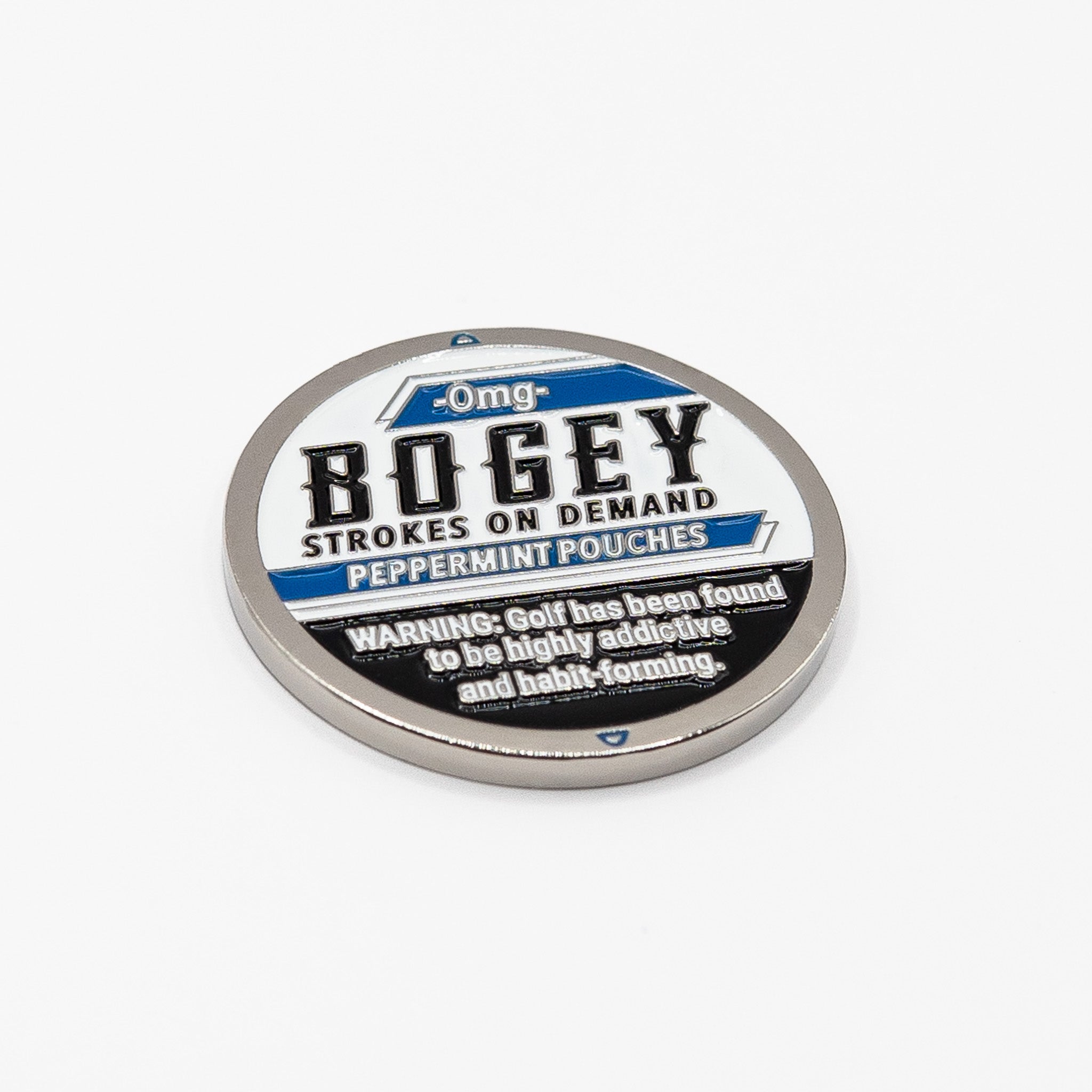 "BOGEY" BALL MARKER - Peppermint