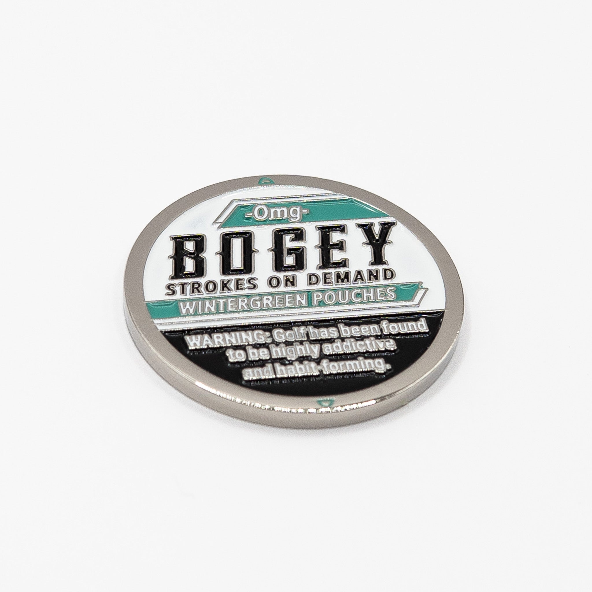 "BOGEY" BALL MARKER - Wintergreen