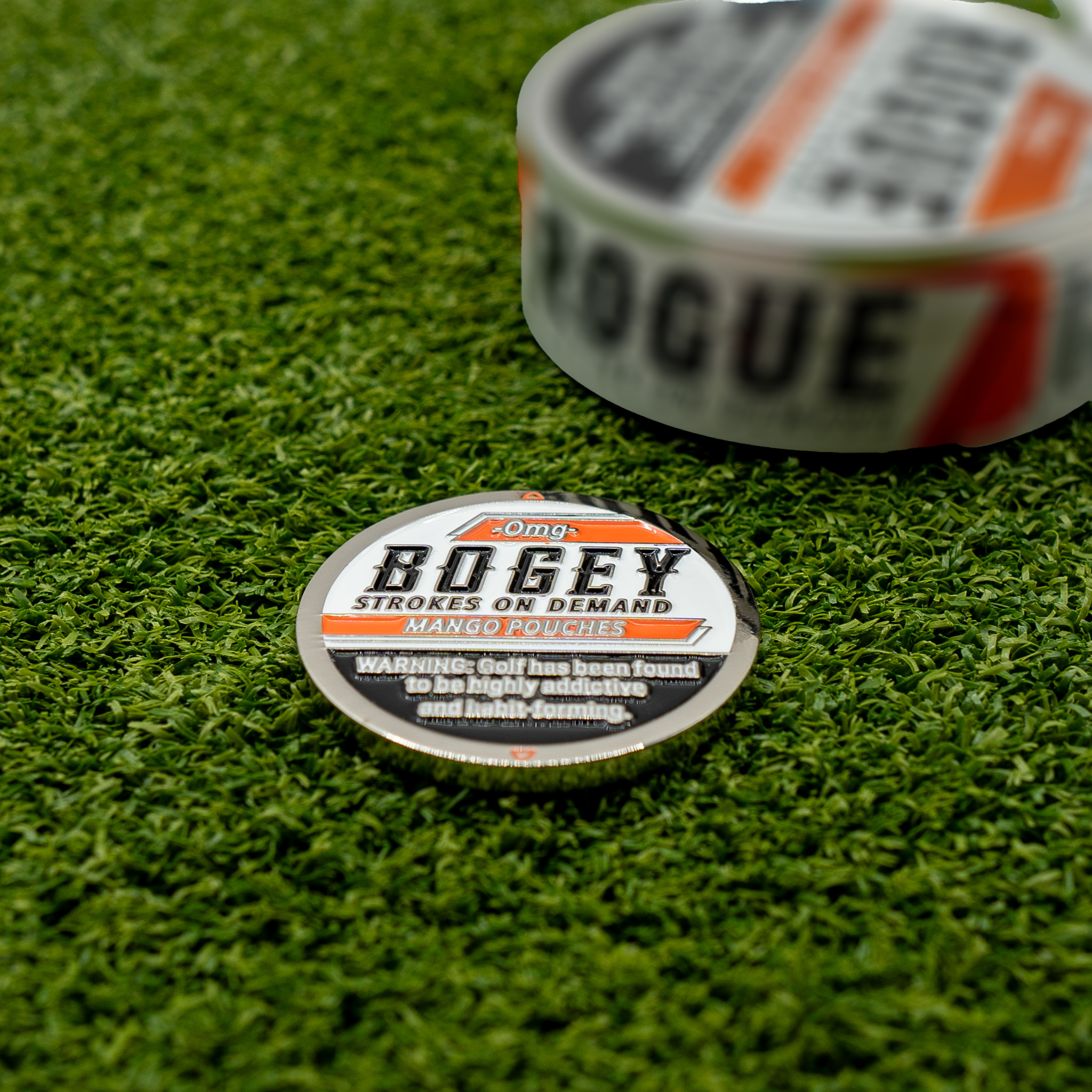 "BOGEY" BALL MARKER - Mango