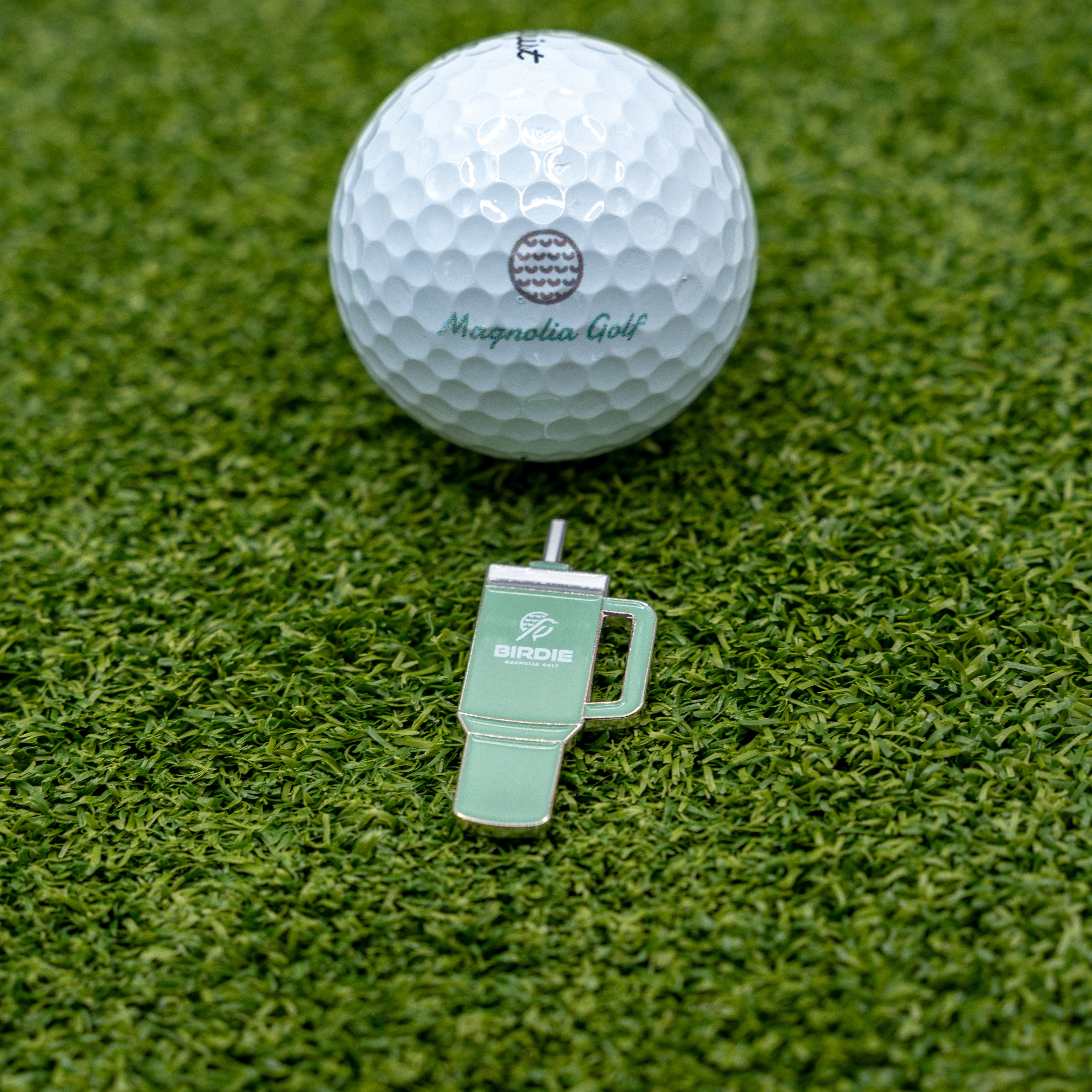 BIRDIE Ball Marker - Matcha Cream