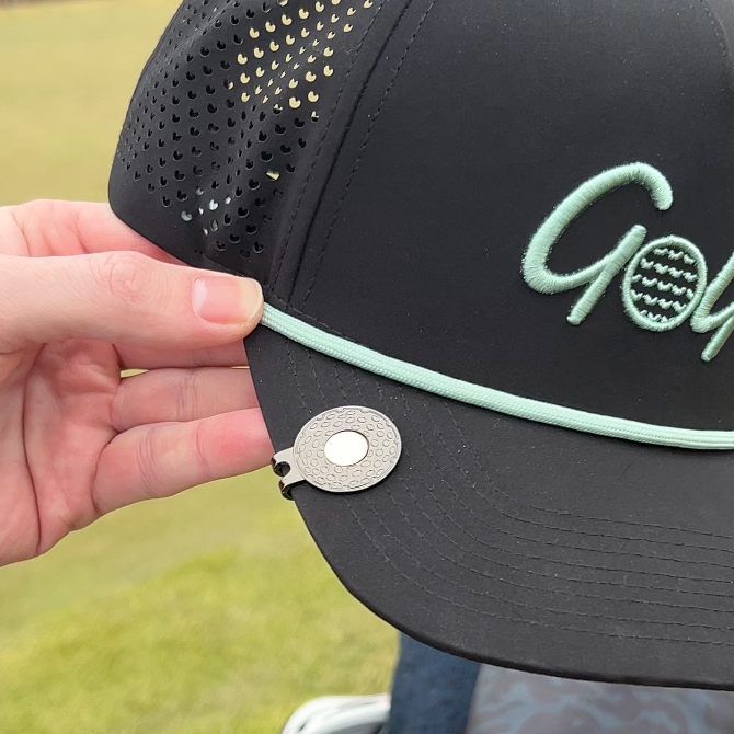 Magnetic golf hat on sale